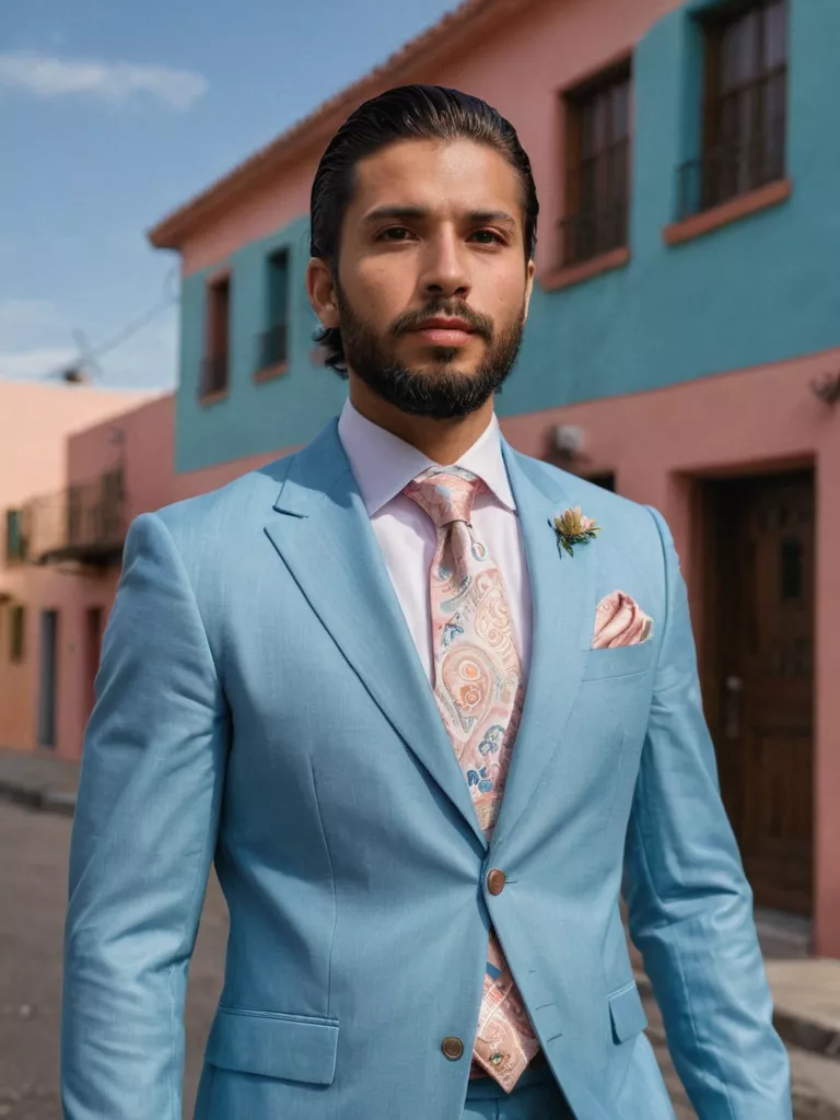 Detalle de traje de novio hecho a medida - Heritage Suits CDMX